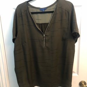 Olive green blouse